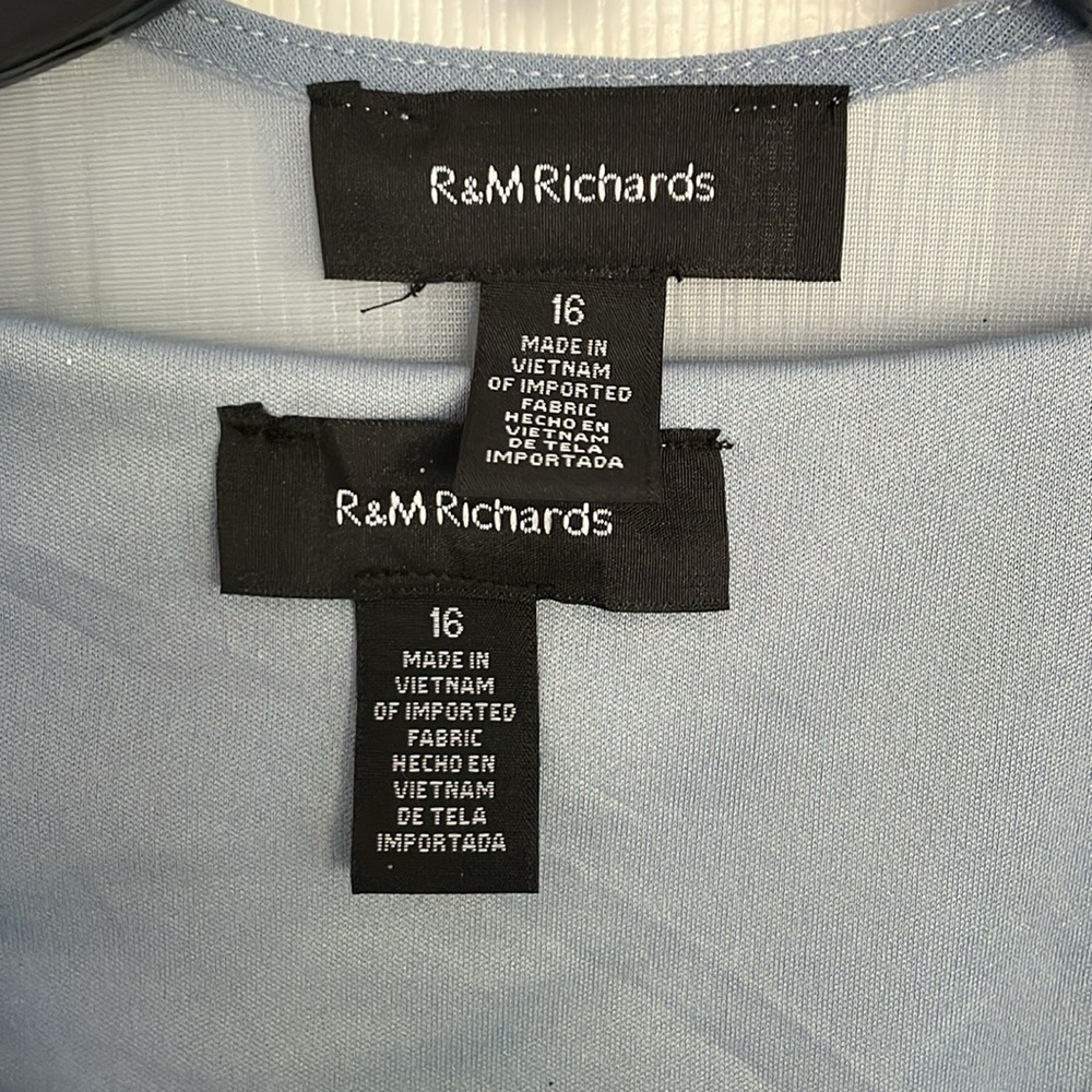 R&M Richard MOB dress, teal size 16 - Picture 11 of 13